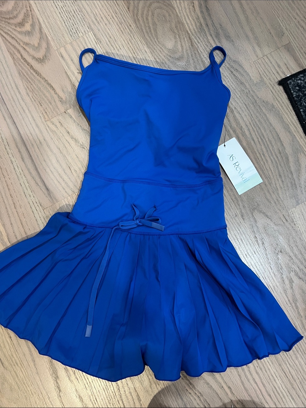AS Revival Royal Blue Tennis Dress with Pleated Skirt
